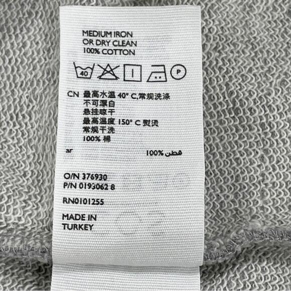 COS Cotton Dress Peter Pan Collar Gray Blue Chambray Small - Picture 7 of 7